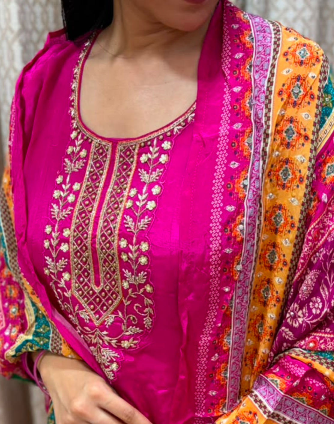 Khwaabh Rangrez – Pure Silk 3-Piece Set