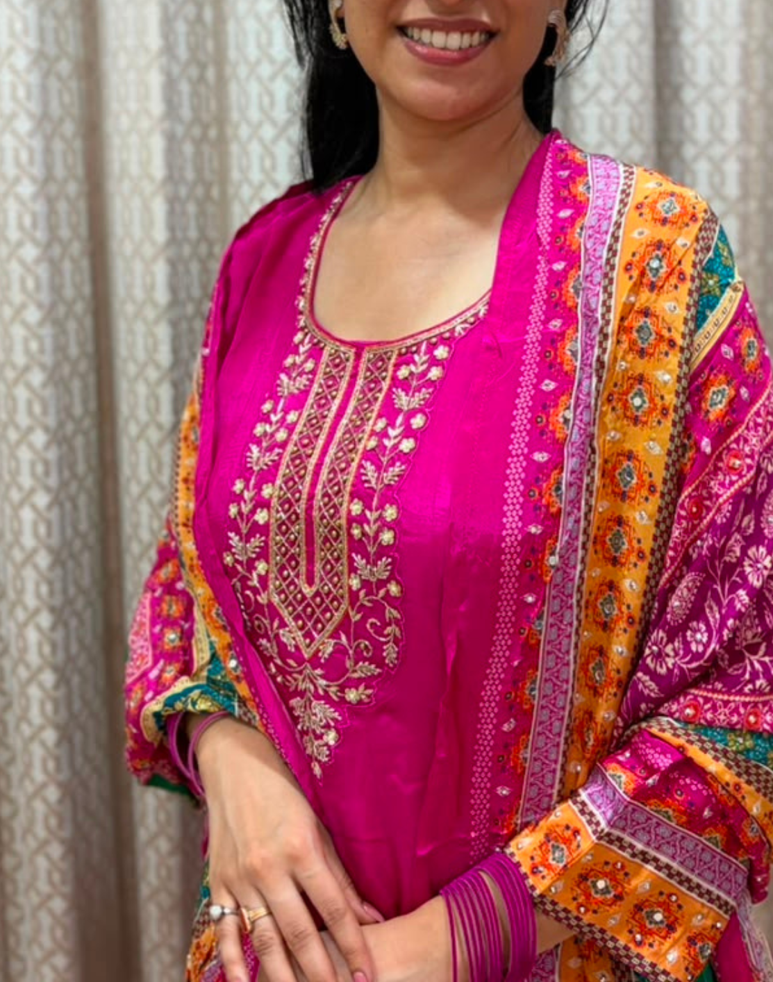 Khwaabh Rangrez – Pure Silk 3-Piece Set