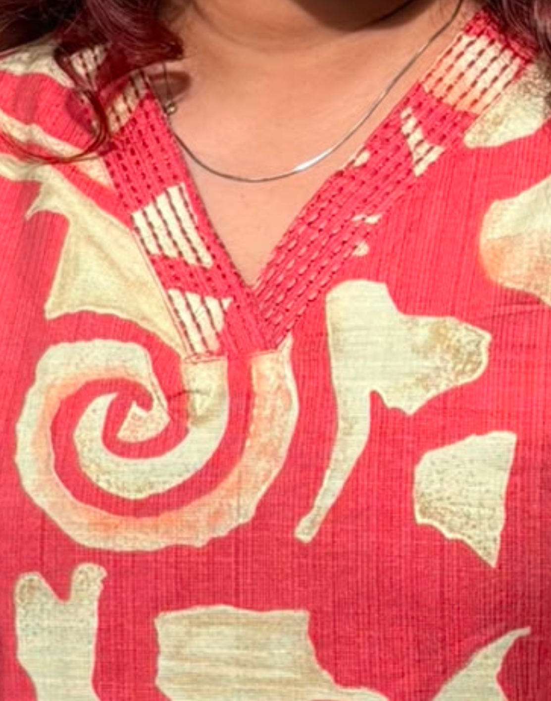 Khwaabh Gulabi Cotton Kurti