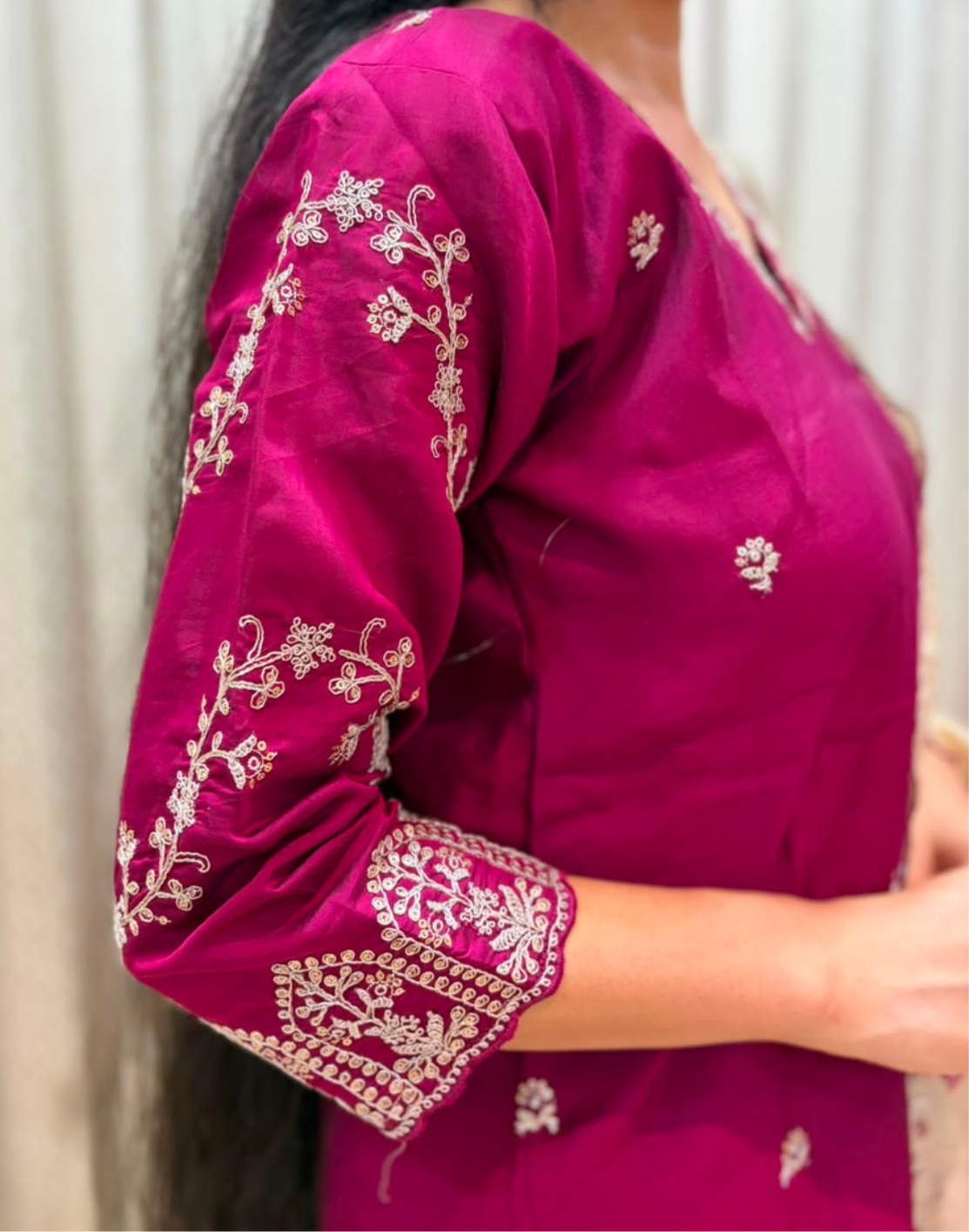 Mehrun – Pure Silk Embroidered Set