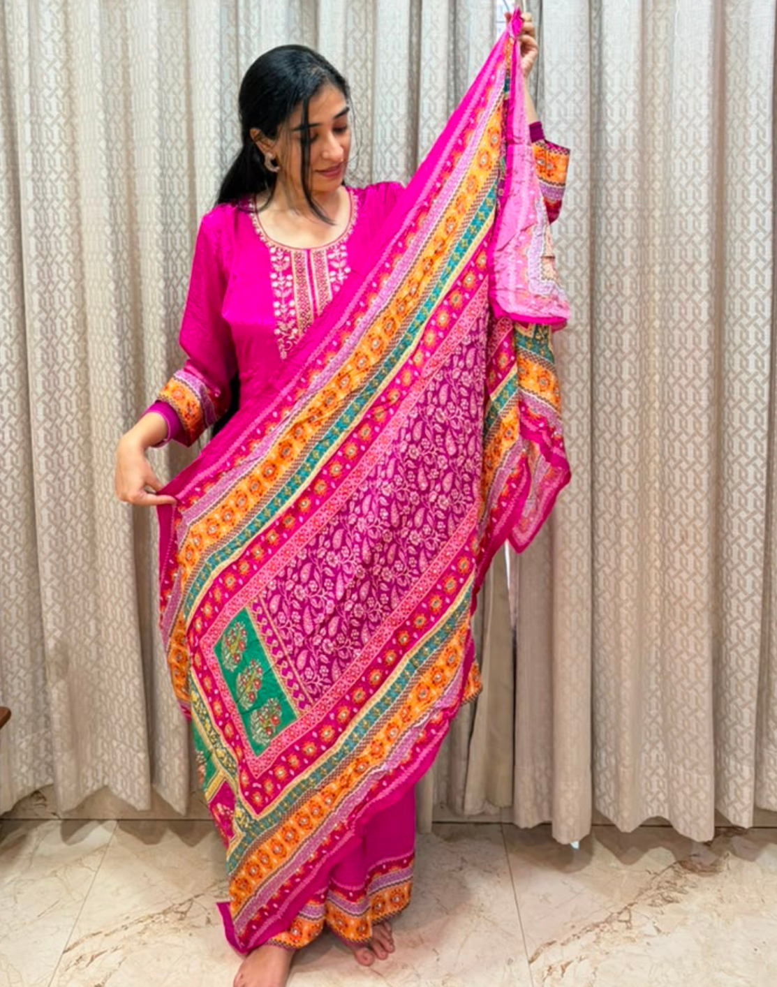 Khwaabh Rangrez – Pure Silk 3-Piece Set